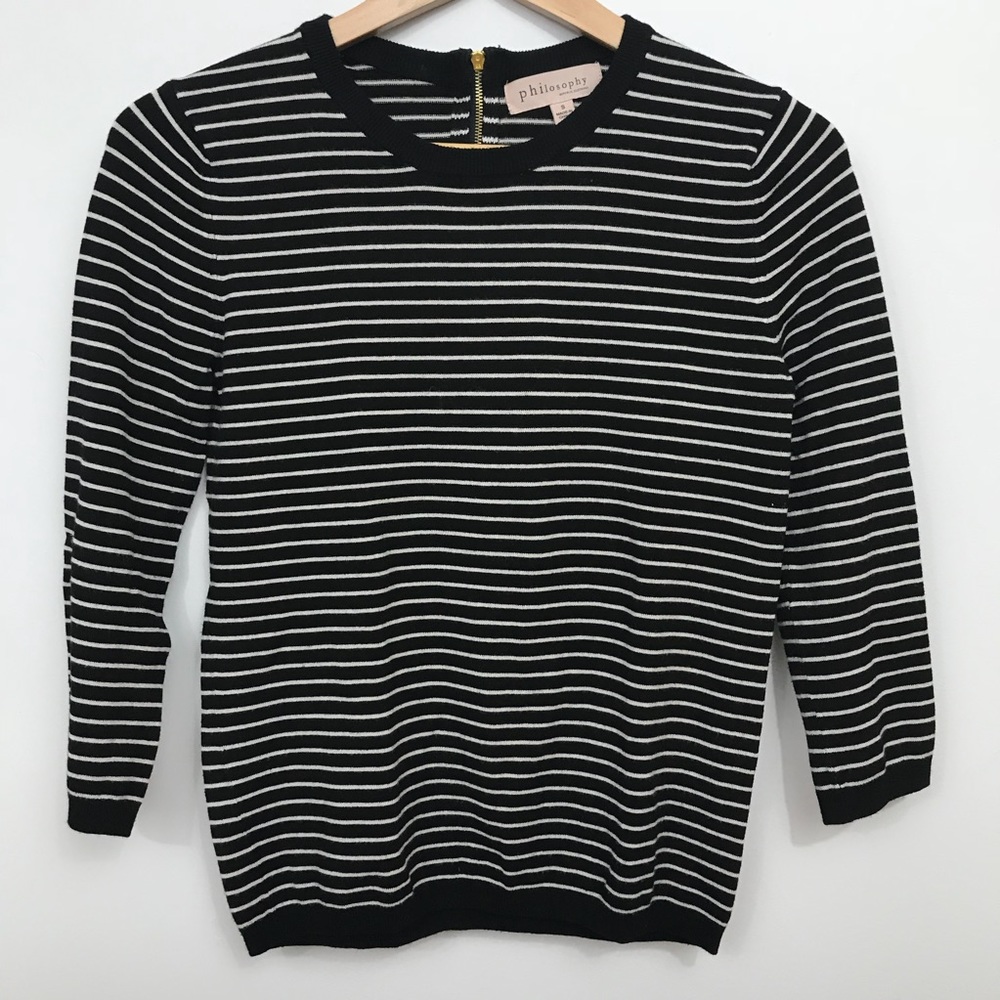 PHILOSOPHY 3/4 sleeve sweater